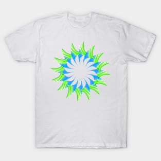 Green and blue mandala T-Shirt